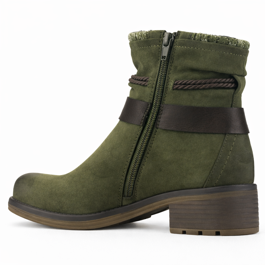 Botin Oliva Mujer Casual Chalada Torke
