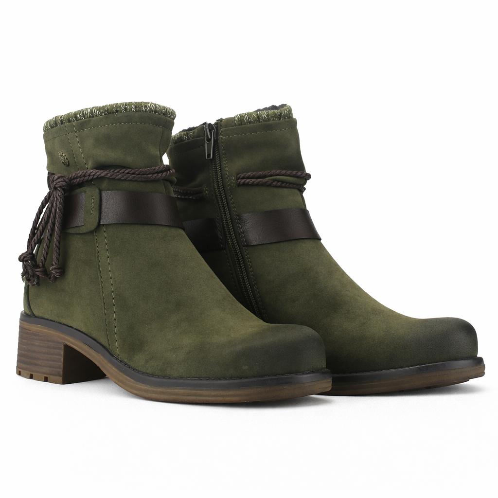 Botin Oliva Mujer Casual Chalada Torke