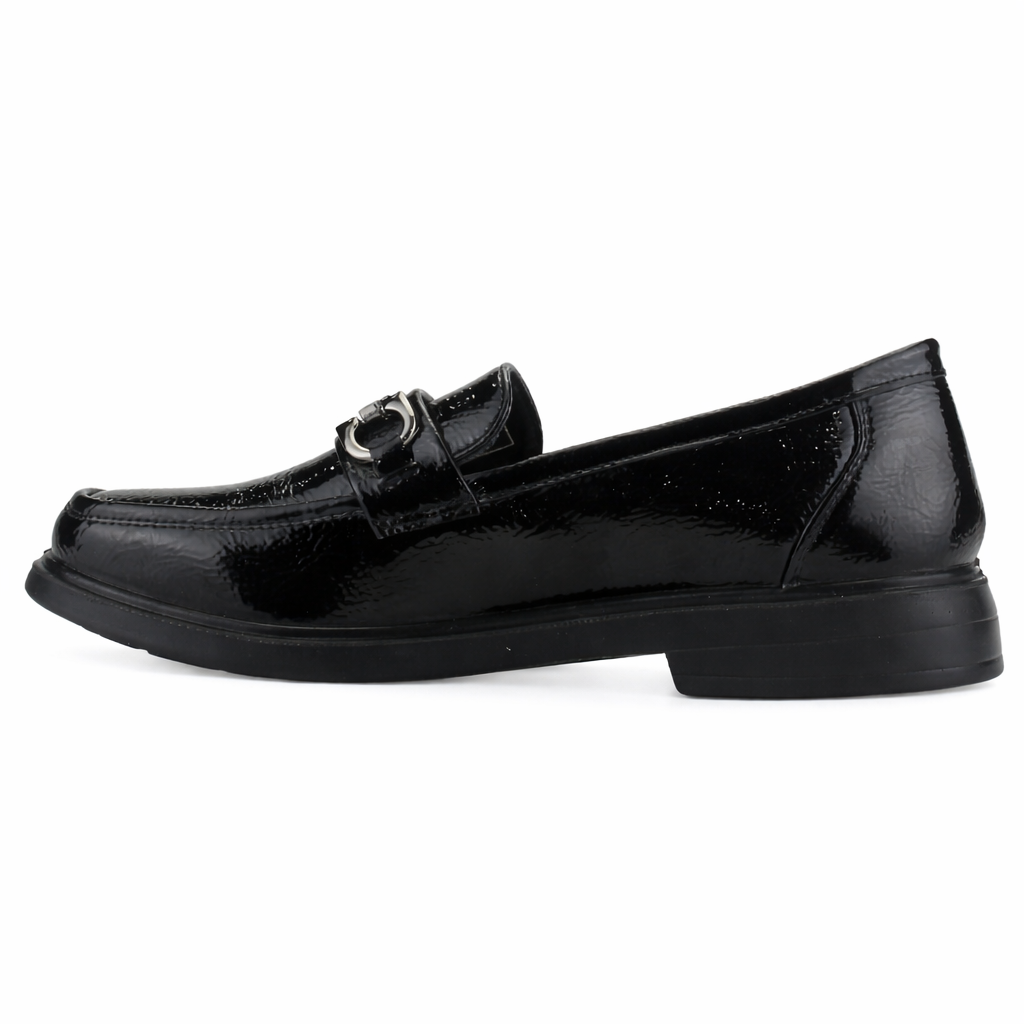 Mocasin Negro Mujer Casual Chalada Parole