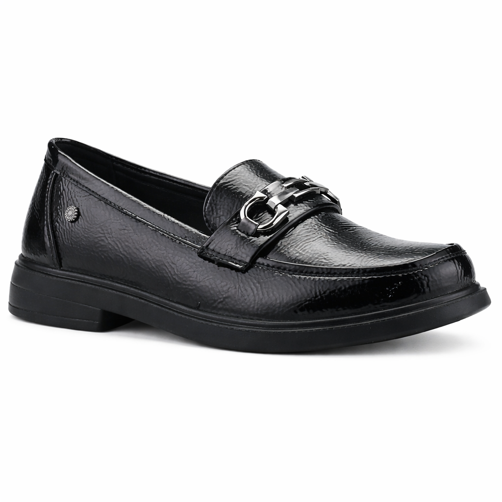 Mocasin Negro Mujer Casual Chalada Parole