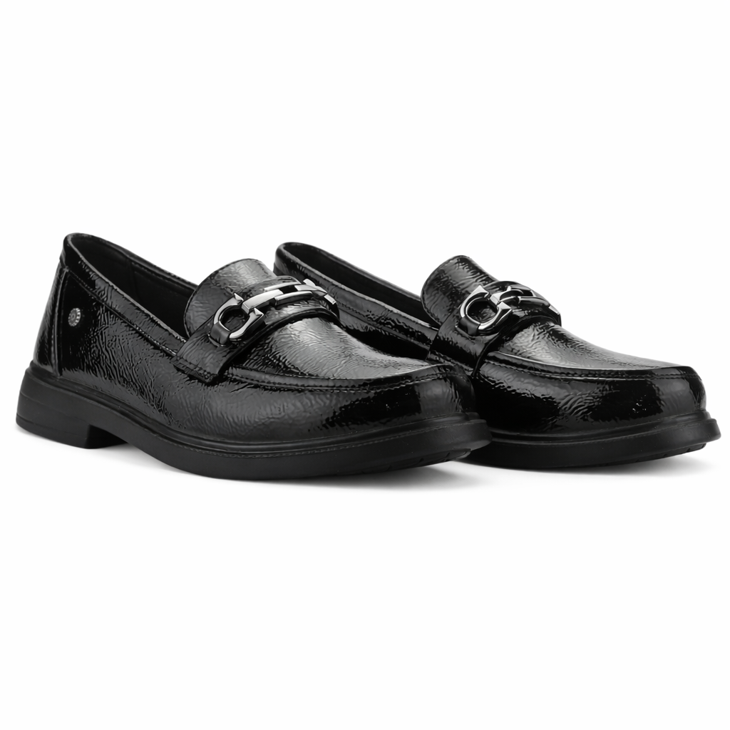Mocasin Negro Mujer Casual Chalada Parole