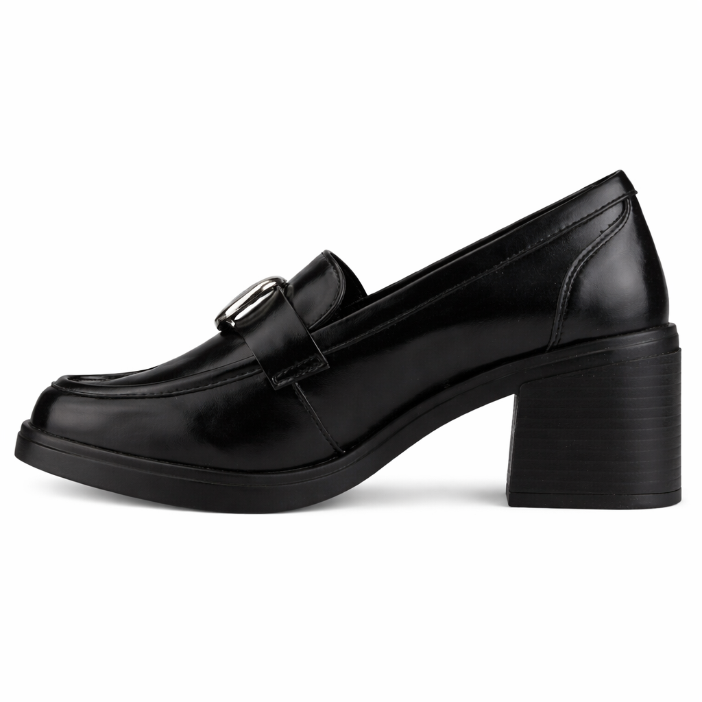 Mocasin Negro Mujer Casual Chalada Bari