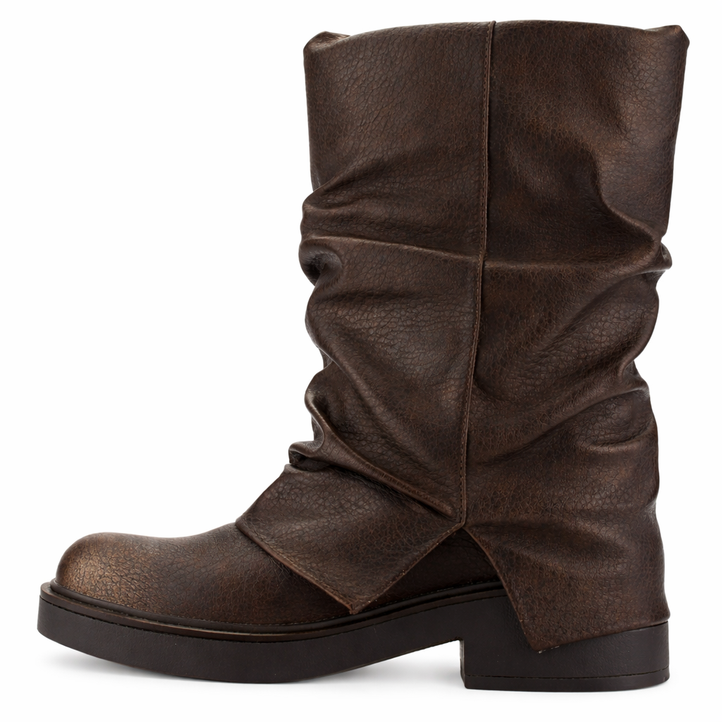 Botin Café Mujer Casual Chalada Biker