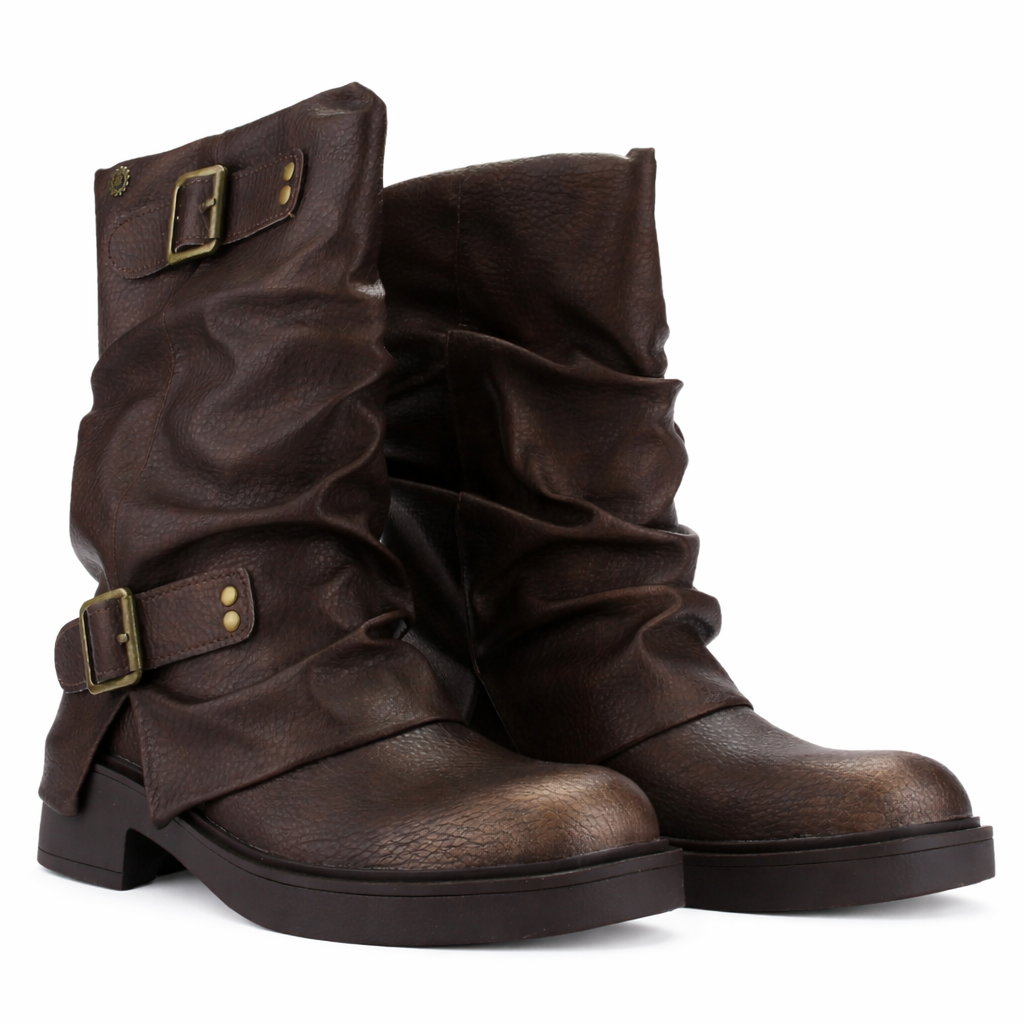 Botin Café Mujer Casual Chalada Biker