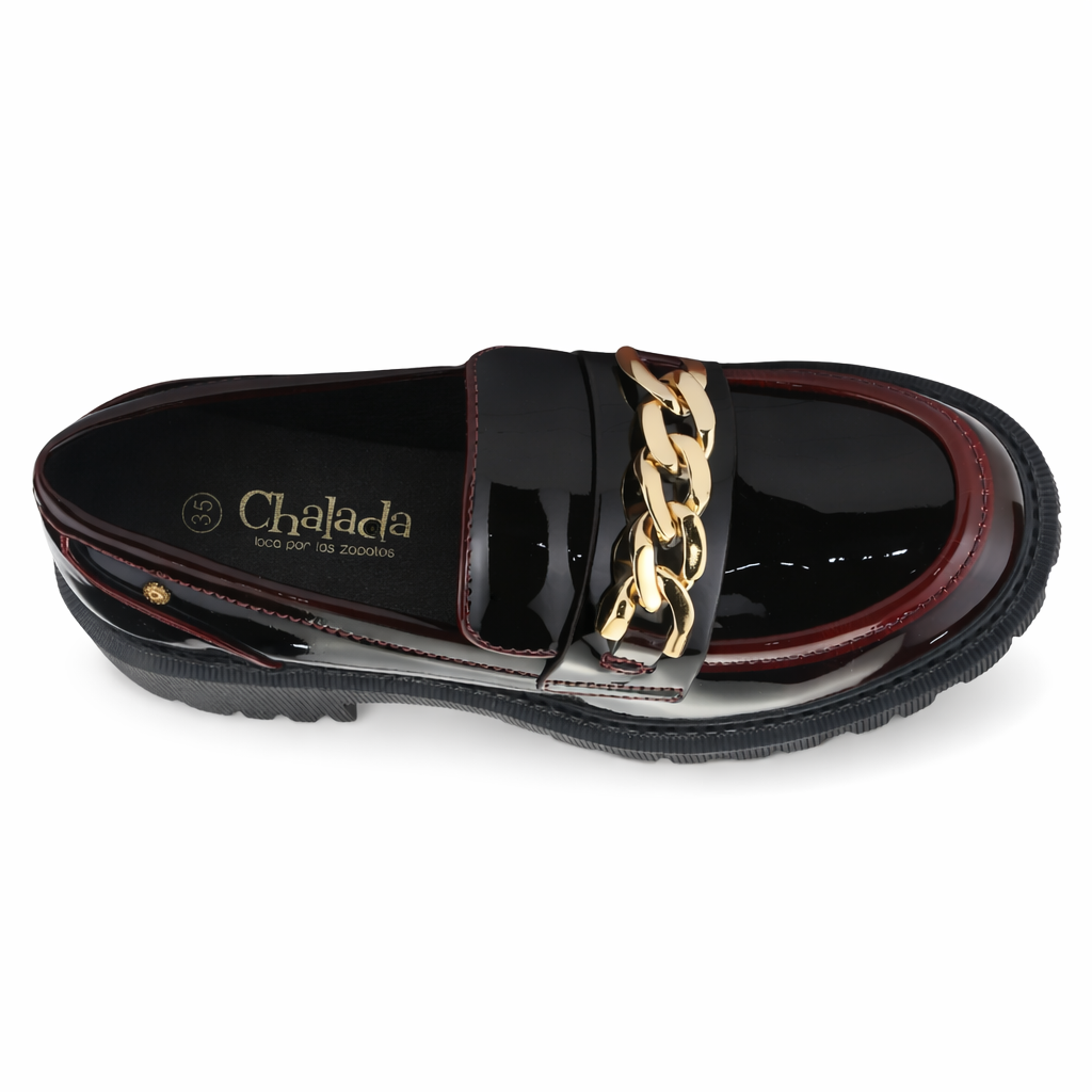 Mocasin Burdeo Mujer Casual Chalada Joop