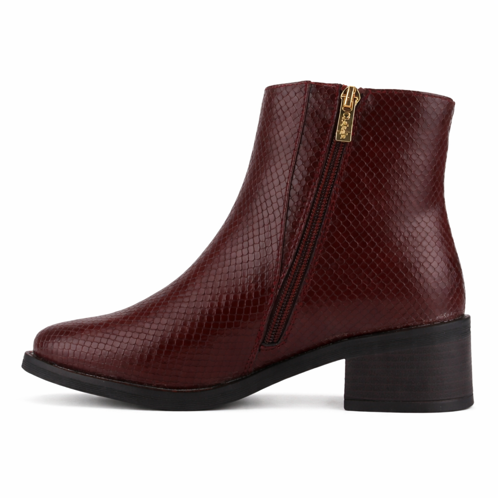 Botin Burdeo Mujer Casual Chalada Trafa