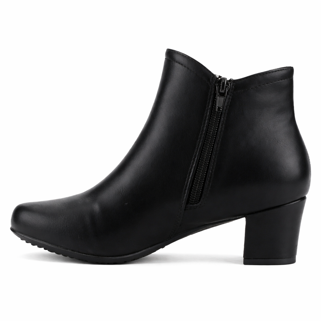Botin Negro Mujer Casual Chalada Flexib