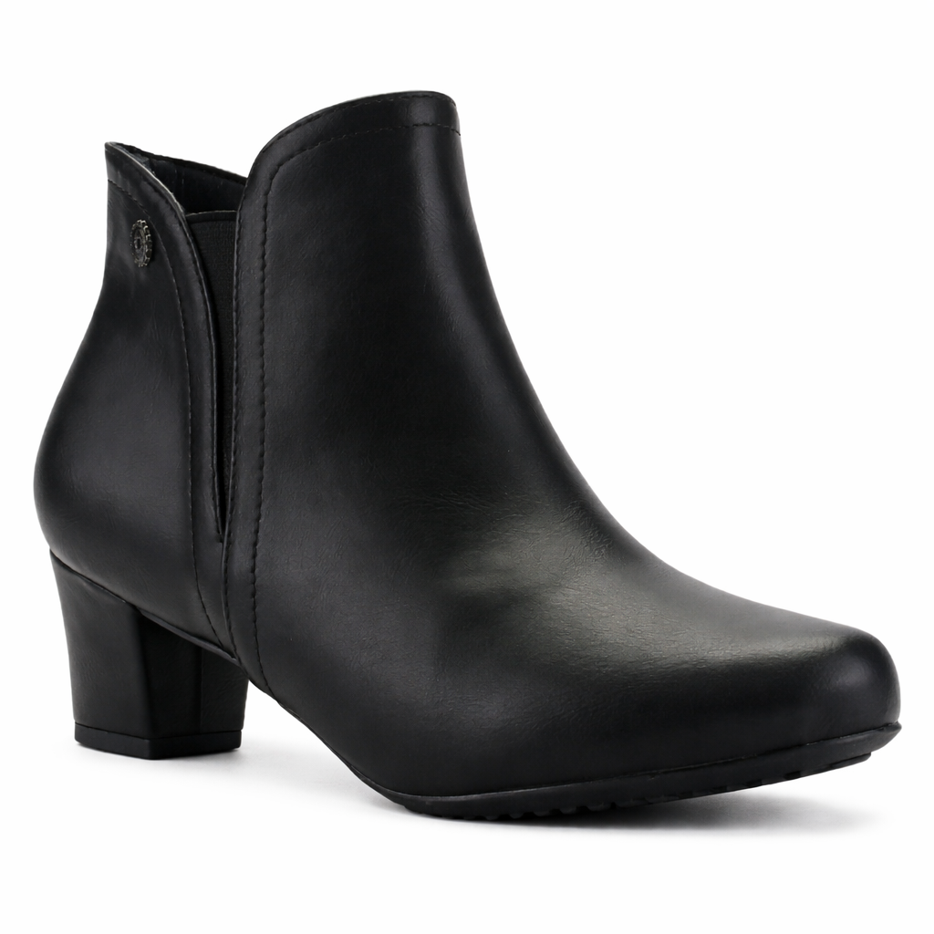 Botin Negro Mujer Casual Chalada Flexib