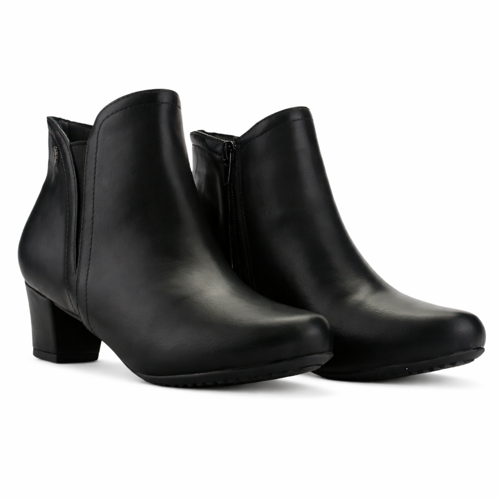 Botin Negro Mujer Casual Chalada Flexib