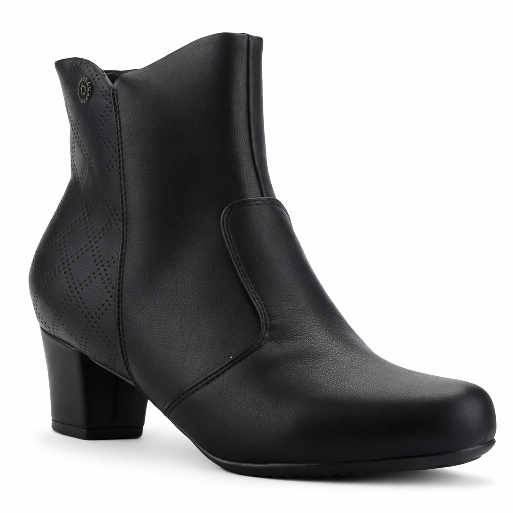 Botin Negro Mujer Casual Chalada Flexib
