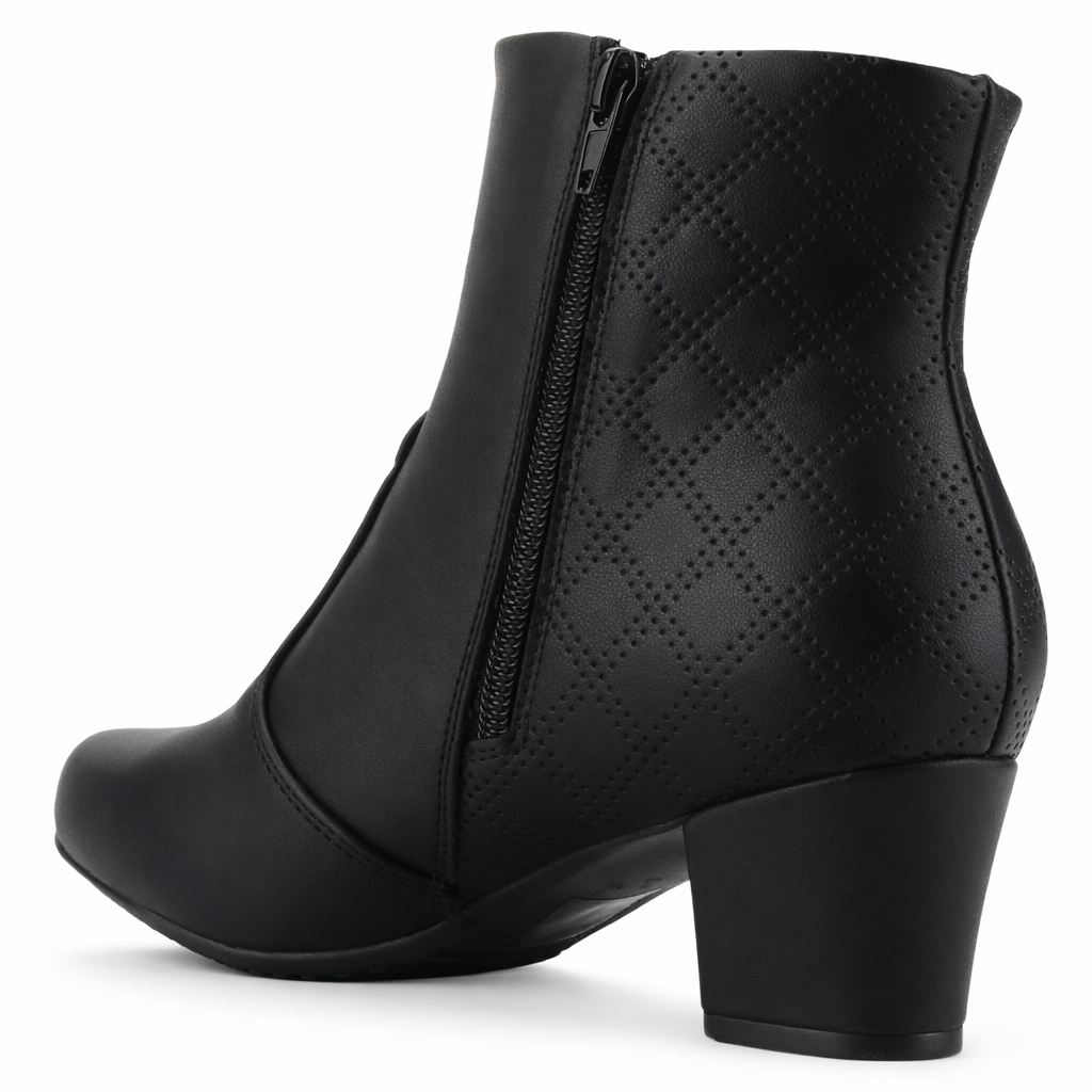 Botin Negro Mujer Casual Chalada Flexib
