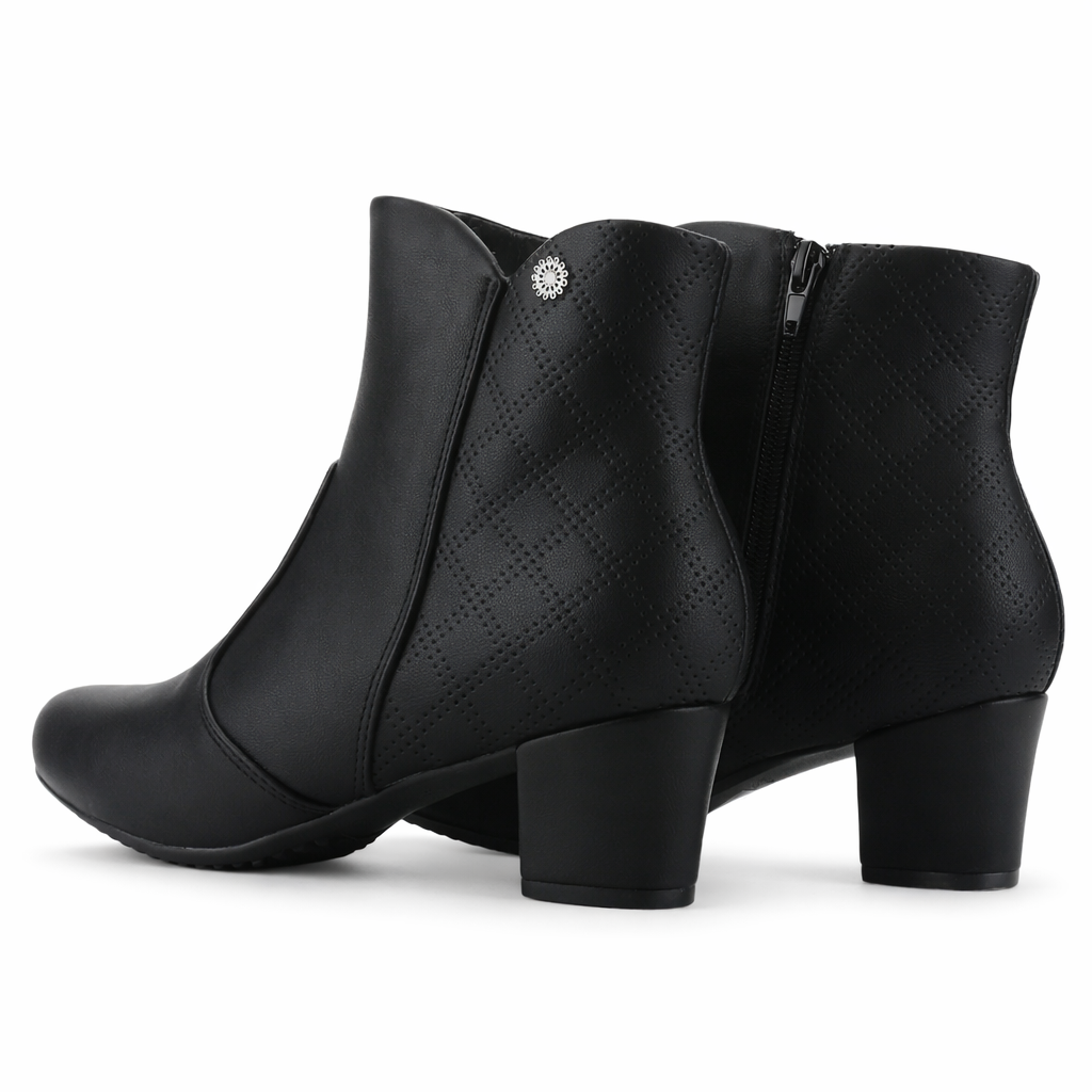 Botin Negro Mujer Casual Chalada Flexib