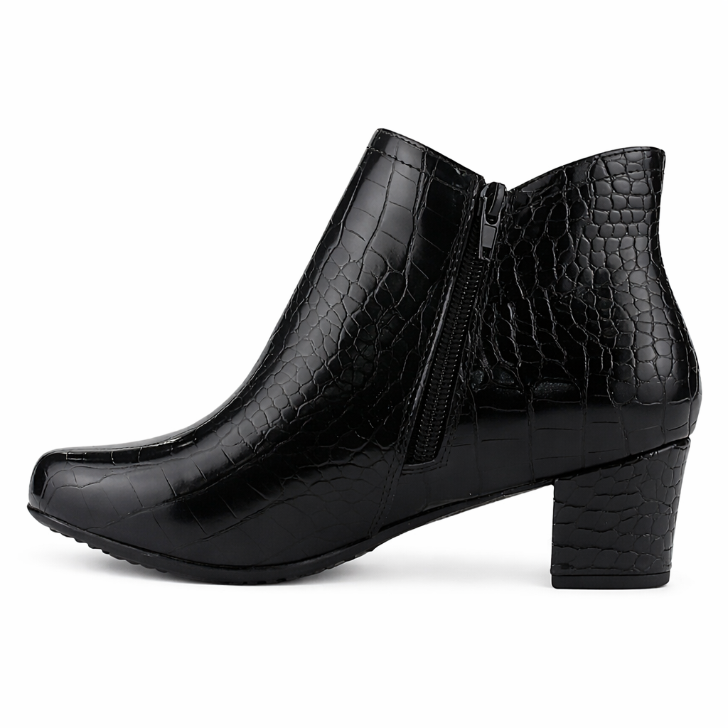 Botin Negro Mujer Casual Chalada Flexib
