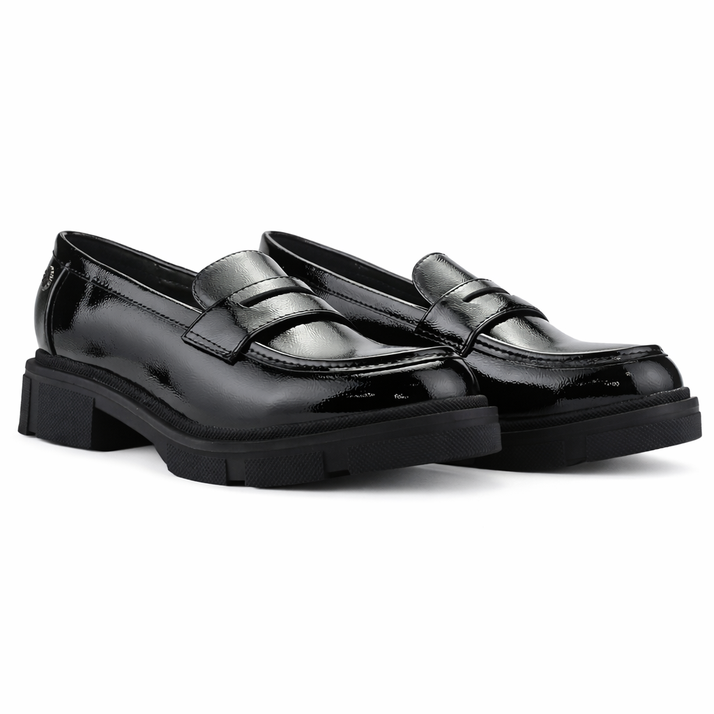 Mocasin Negro Mujer Casual Chalada Parma