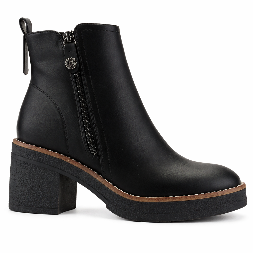 Botin Negro Mujer Casual Chalada Bricca