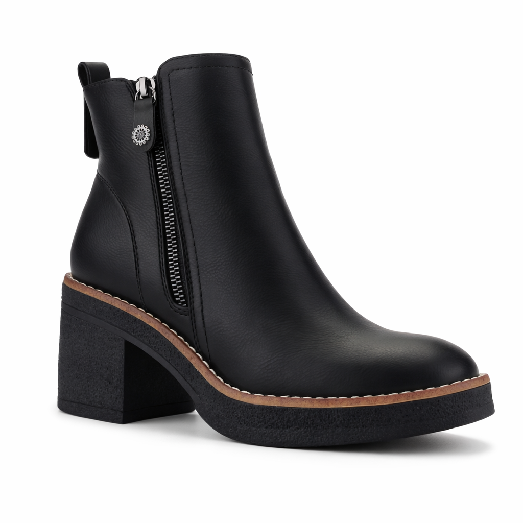 Botin Negro Mujer Casual Chalada Bricca