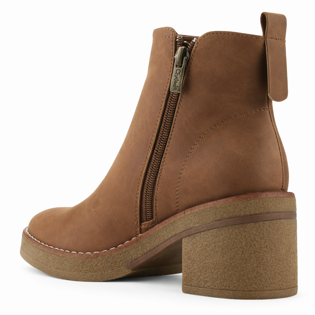 Botin Camel Mujer Casual Chalada Bricca