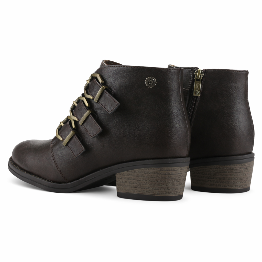 Botin Café Mujer Casual Chalada Faca