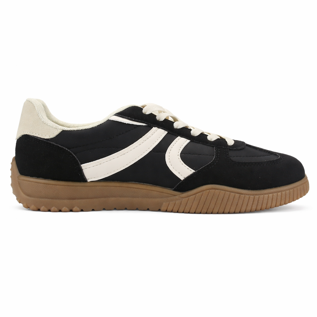 Zapatilla Negro Mujer Casual Chalada Orion