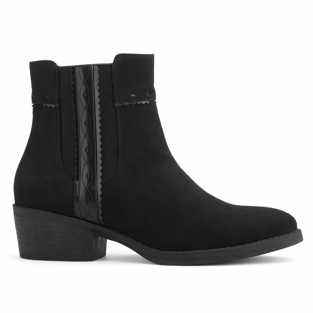 Botin Negro Mujer Casual Chalada Camp