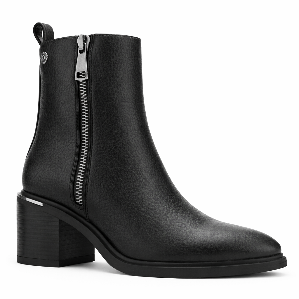 Botin Negro Mujer Casual Chalada Sonora