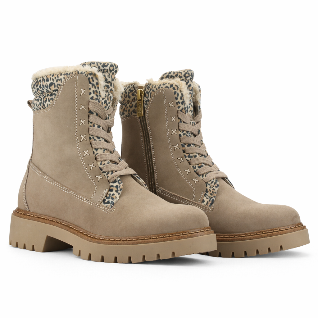 Botin Beige Mujer Casual Chalada Torino