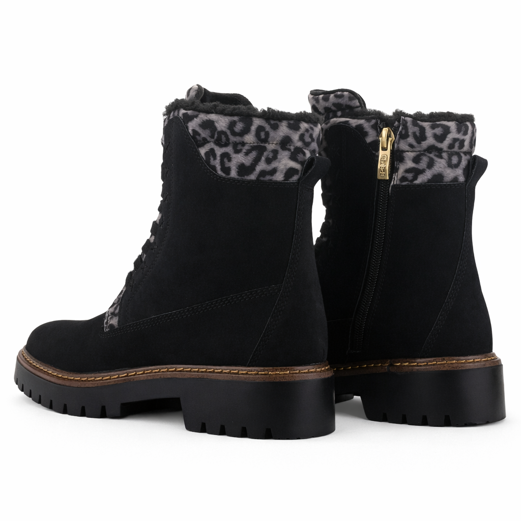 Botin Negro Mujer Casual Chalada Torino