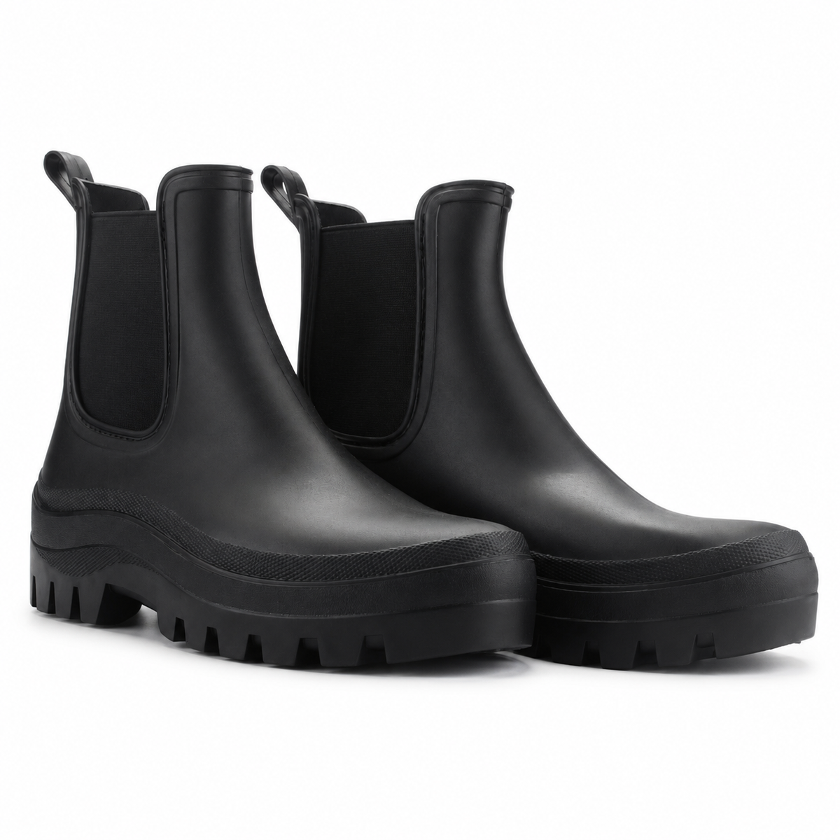 Bota de Agua Negro Mujer Casual Chalada Baker