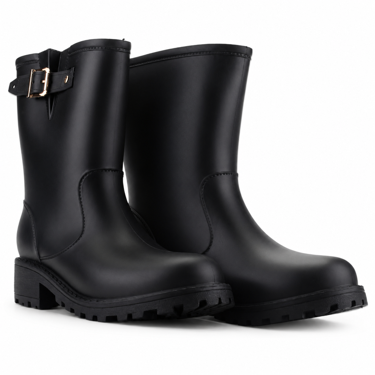 Bota de Agua Negro Mujer Casual Chalada Maipo