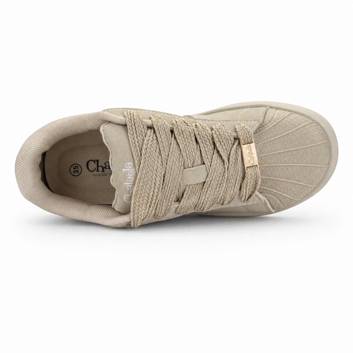 Zapatilla Beige Mujer Urbano Chalada Annie