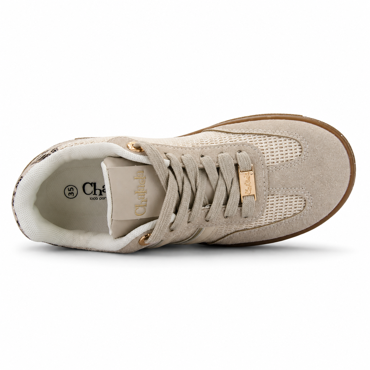 Zapatilla Beige Mujer Urbano Chalada Antu