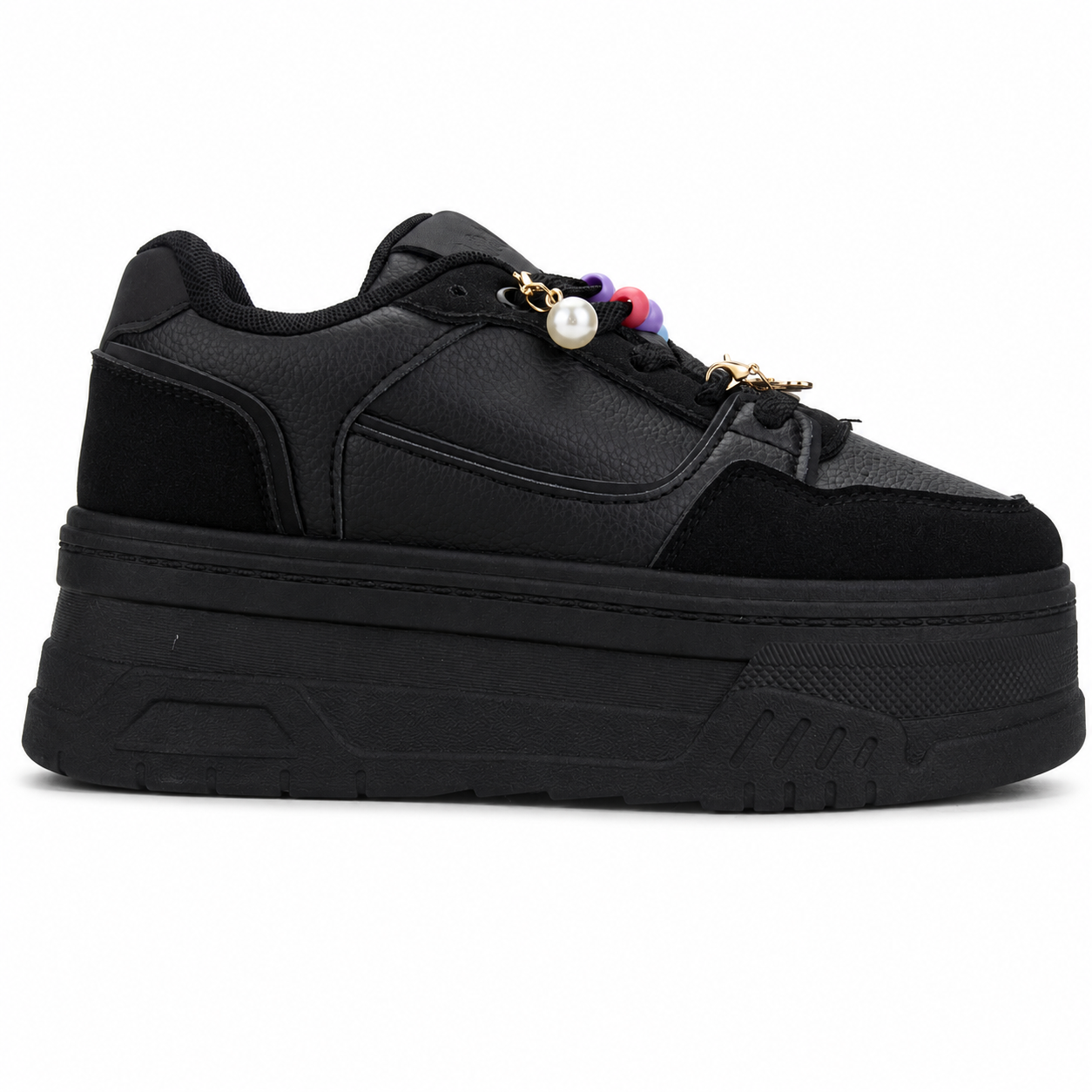 Zapatilla Negro Mujer Urbano Chalada Moon