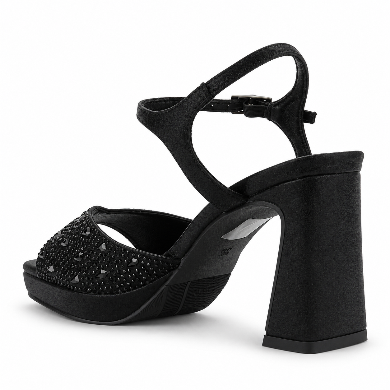 Sandalia Negro Mujer Casual Chalada Mureli