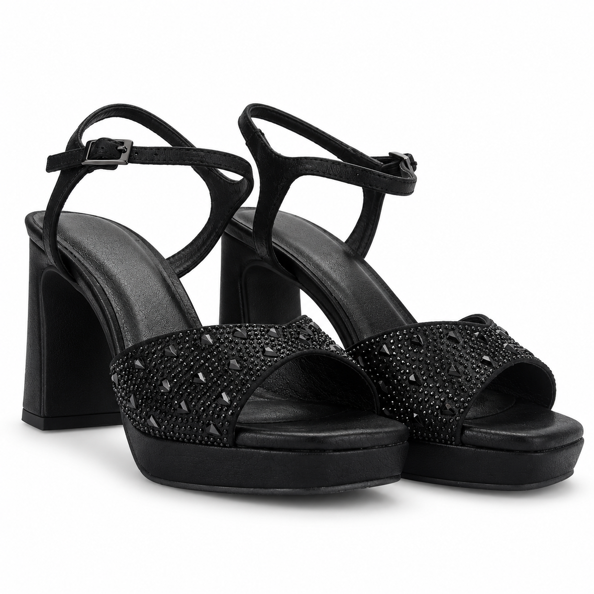 Sandalia Negro Mujer Casual Chalada Mureli