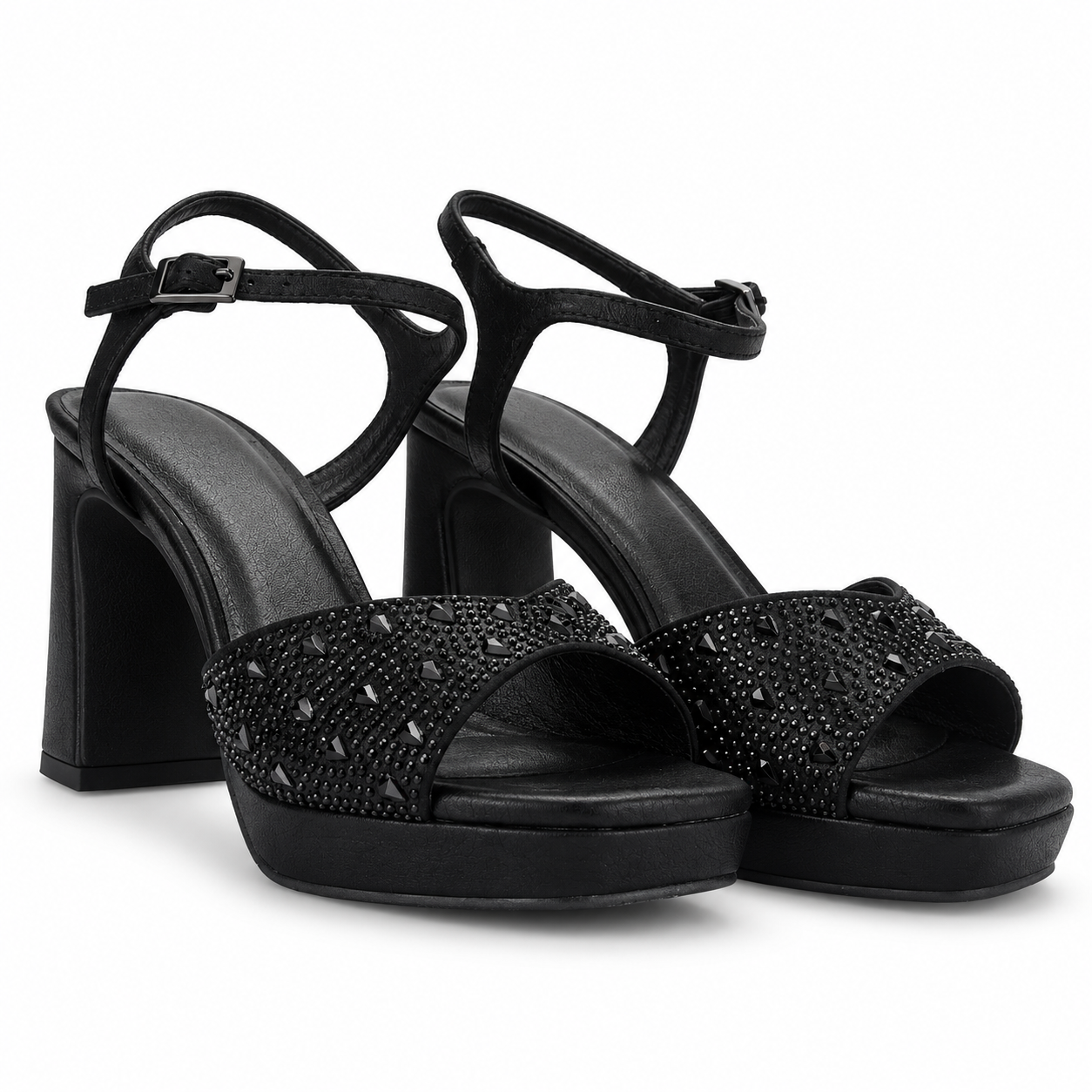 Sandalia Negro Mujer Casual Chalada Mureli