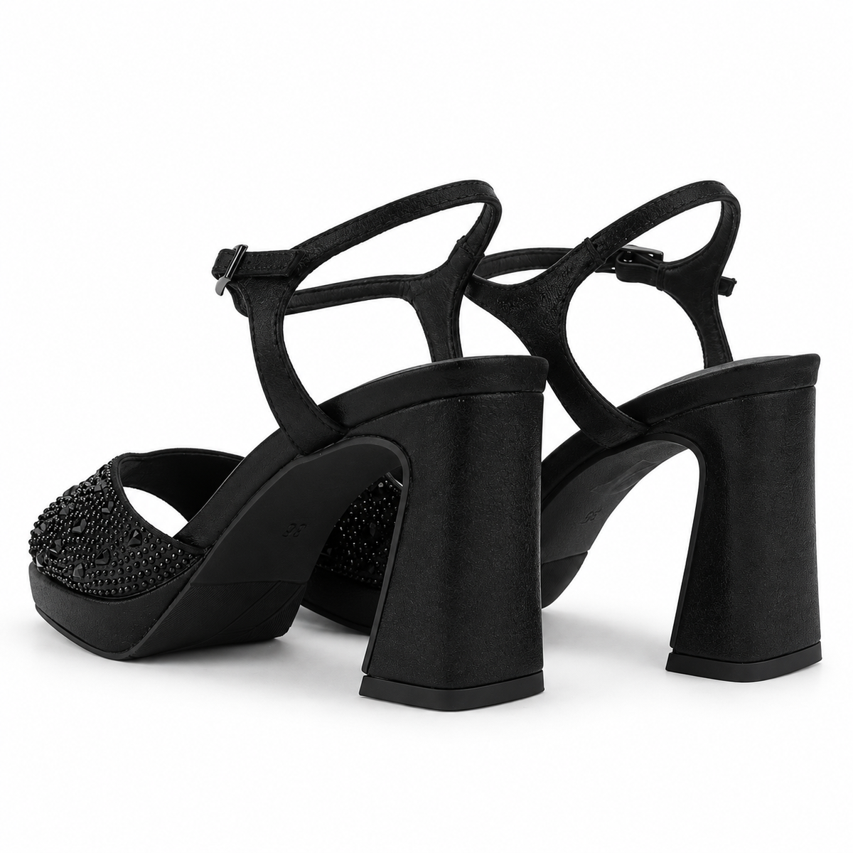 Sandalia Negro Mujer Casual Chalada Mureli