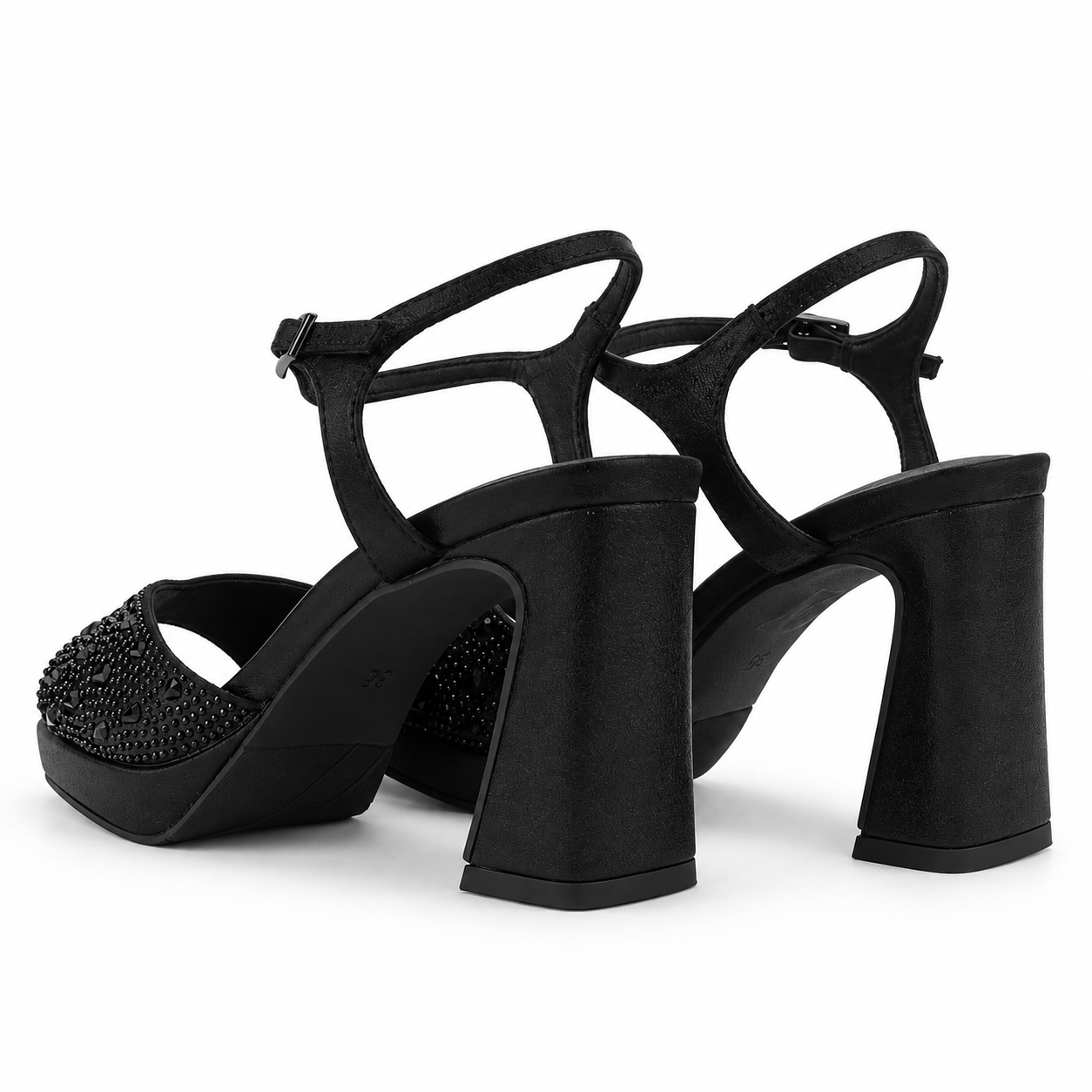 Sandalia Negro Mujer Casual Chalada Mureli