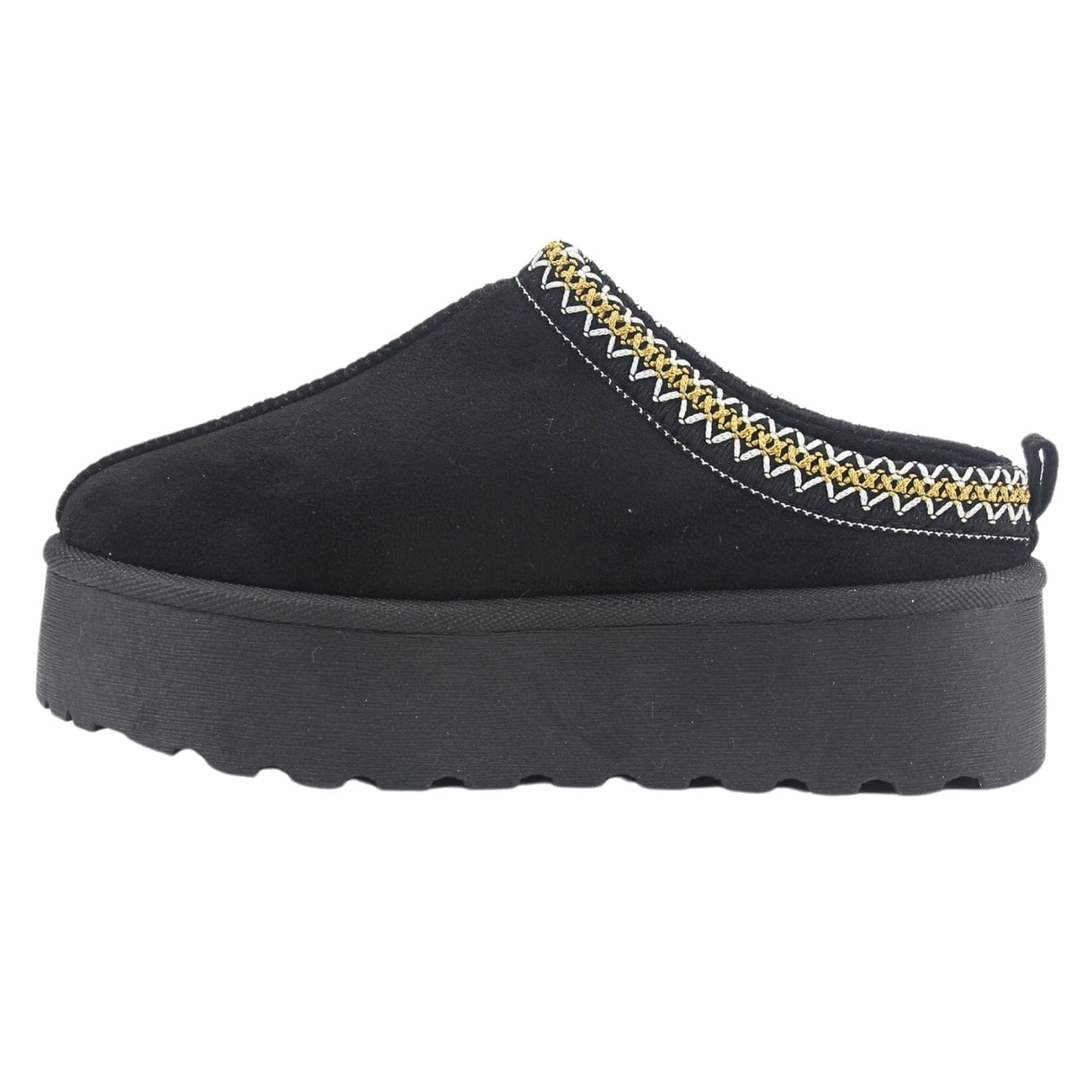 Pantufla Chalada Mujer Pinguih-3 Negro Comfort Pantuflas Chalada 