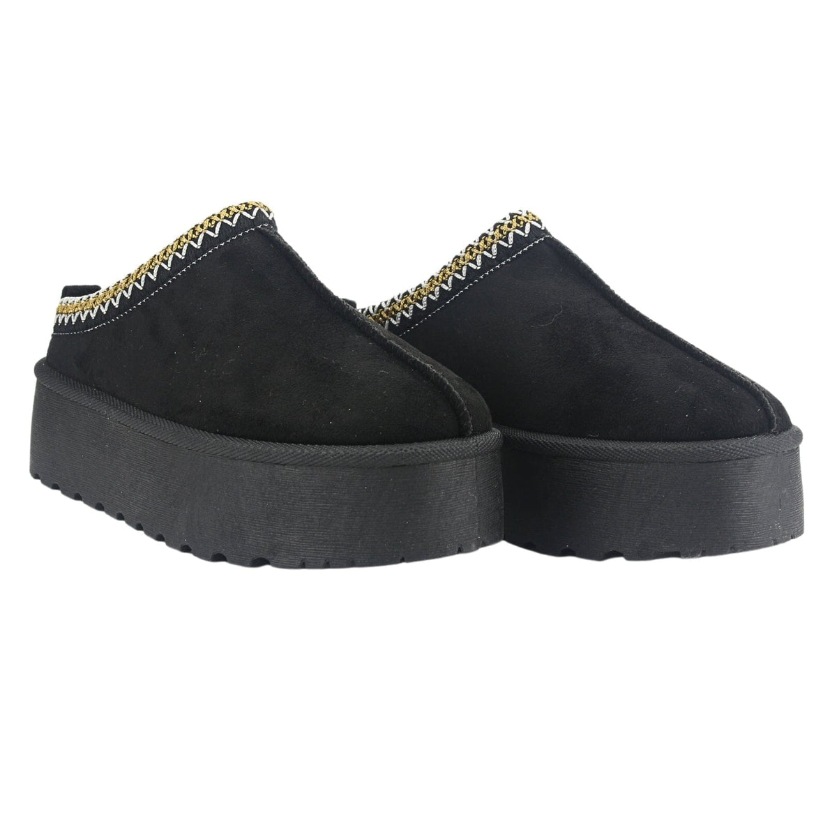 Pantufla Chalada Mujer Pinguih-3 Negro Comfort Pantuflas Chalada 