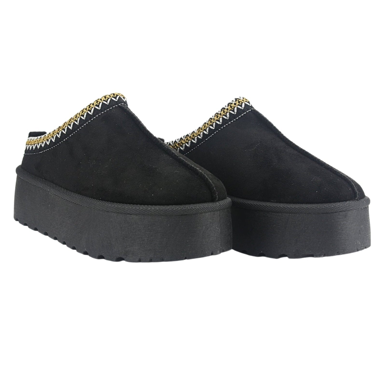 Pantufla Chalada Mujer Pinguih-3 Negro Comfort Pantuflas Chalada 