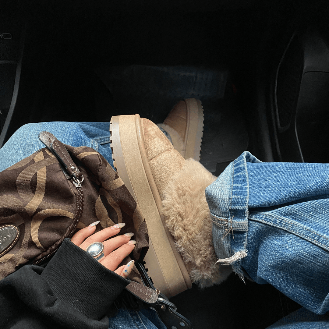 Pantufla Chalada Mujer Pinguih-5 Taupe Urbano Pantuflas Chalada 