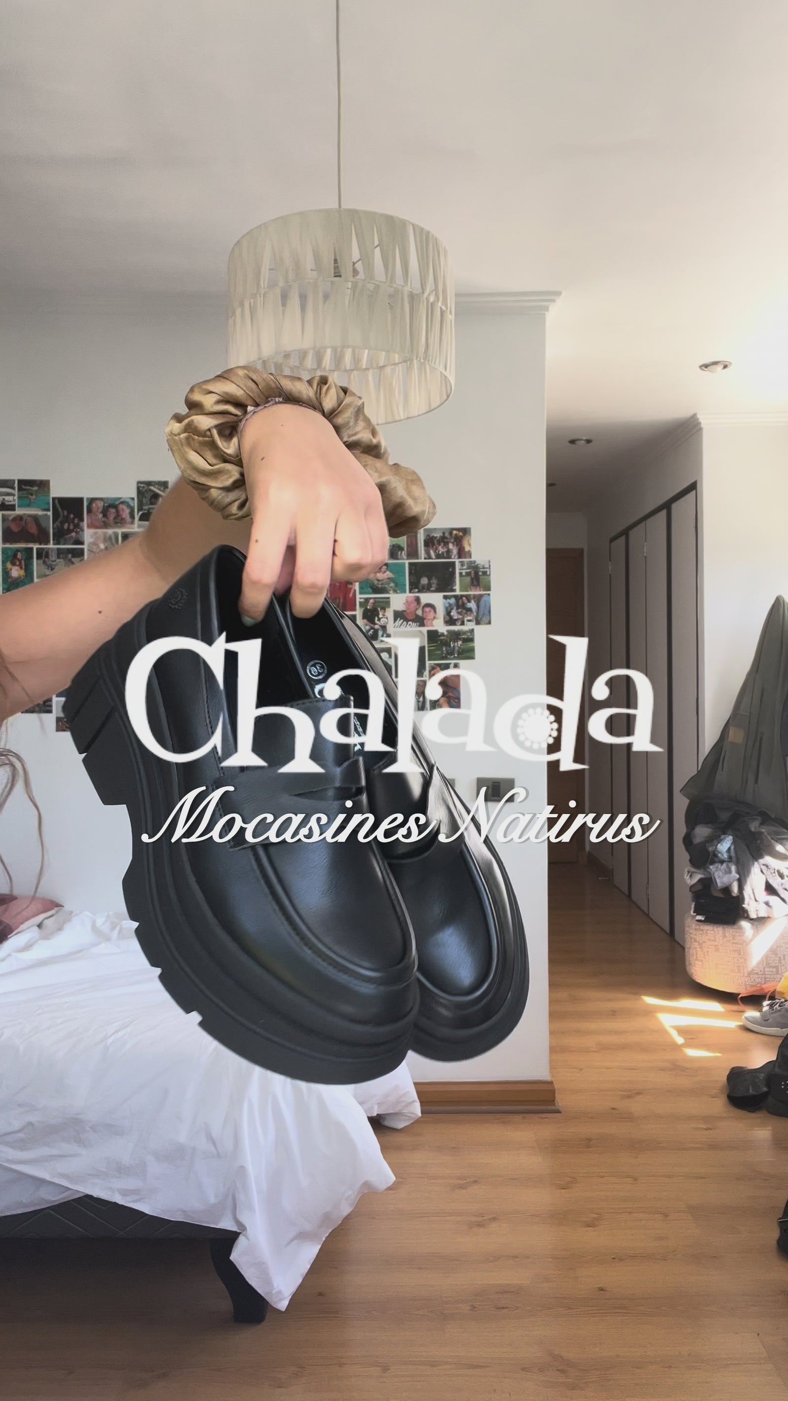 Mocasin Chalada Mujer Natirus-3 Negro Casual