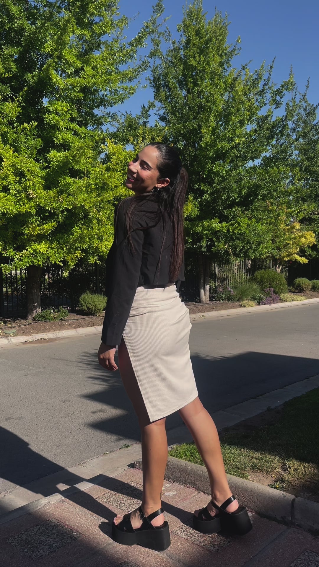Sandalia Chalada Mujer Verena-5 Negro Casual
