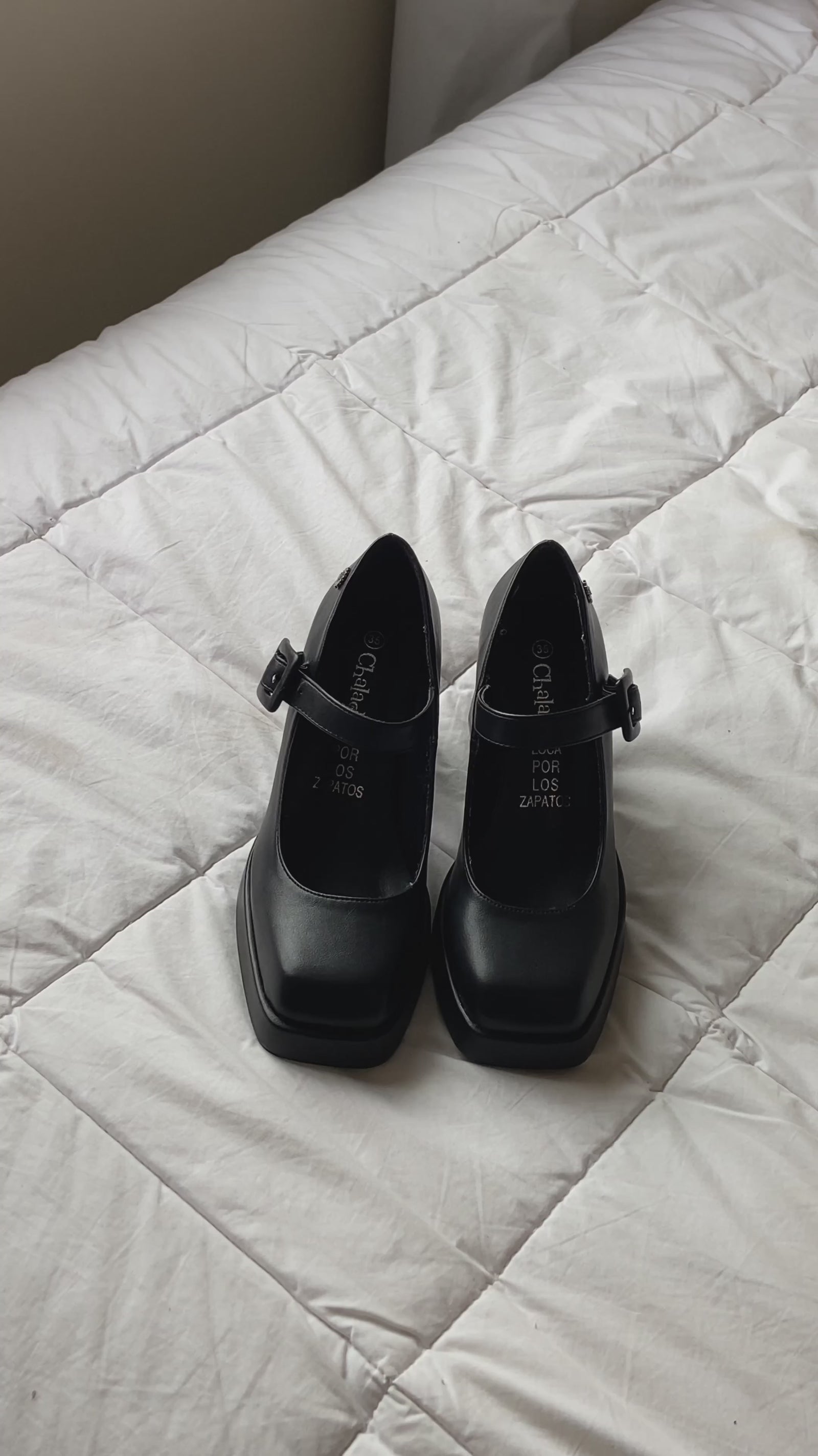 Zapato Chalada Mujer Dune-4 Negro Casual Tacones Bajos Chalada 