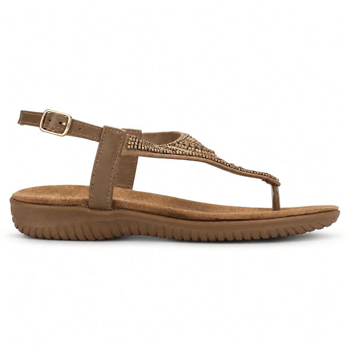 Sandalia Camel Mujer Casual Chalada Clara Chalada 