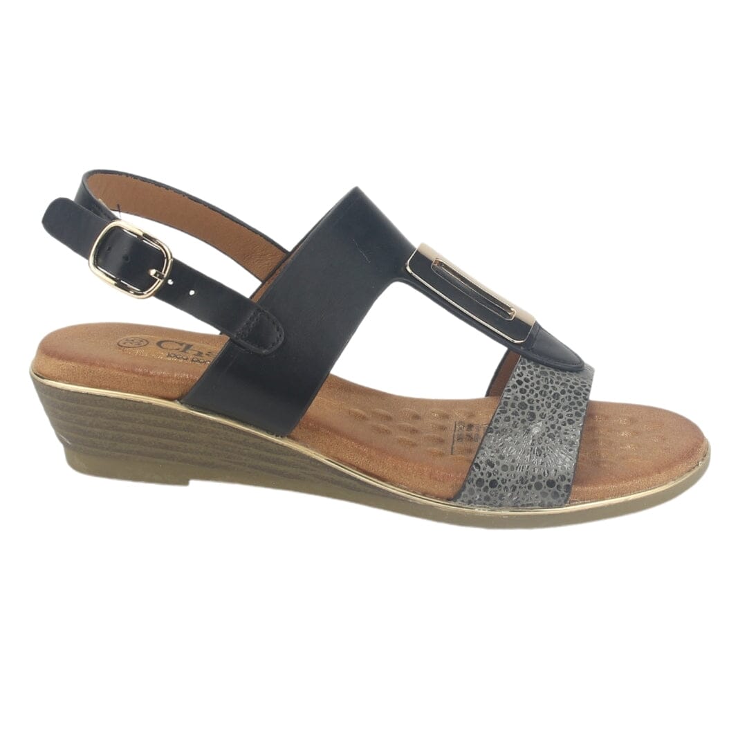 Sandalia Chalada Mujer Alba-7 Negro Casual Sandalias Chalada 
