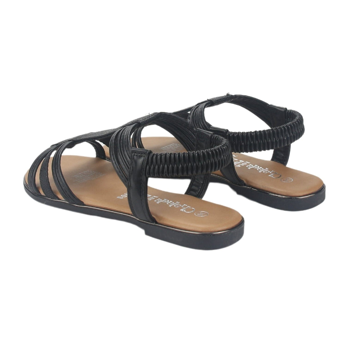 Sandalia Chalada Mujer Alki-1 Negro Plana Sandalias Chalada 