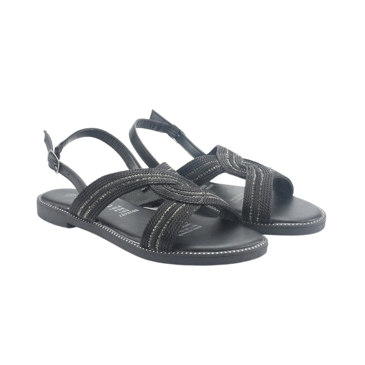 Sandalia Chalada Mujer Alki-10 Negro Casual Sandalias Chalada 