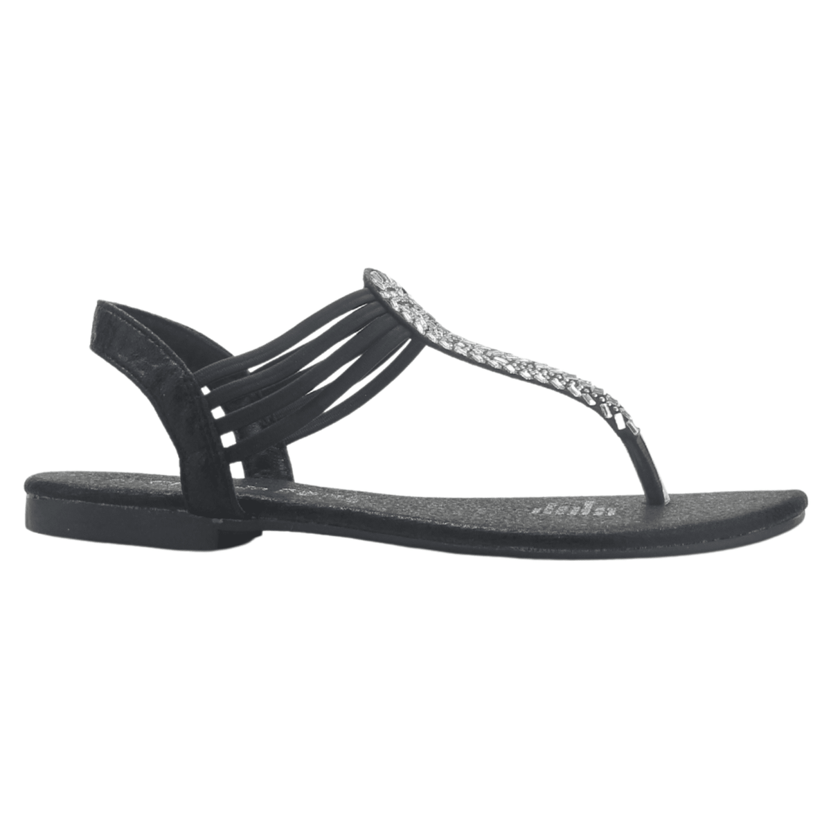 Sandalia Chalada Mujer Alki-5 Negro Plana Sandalias Chalada 