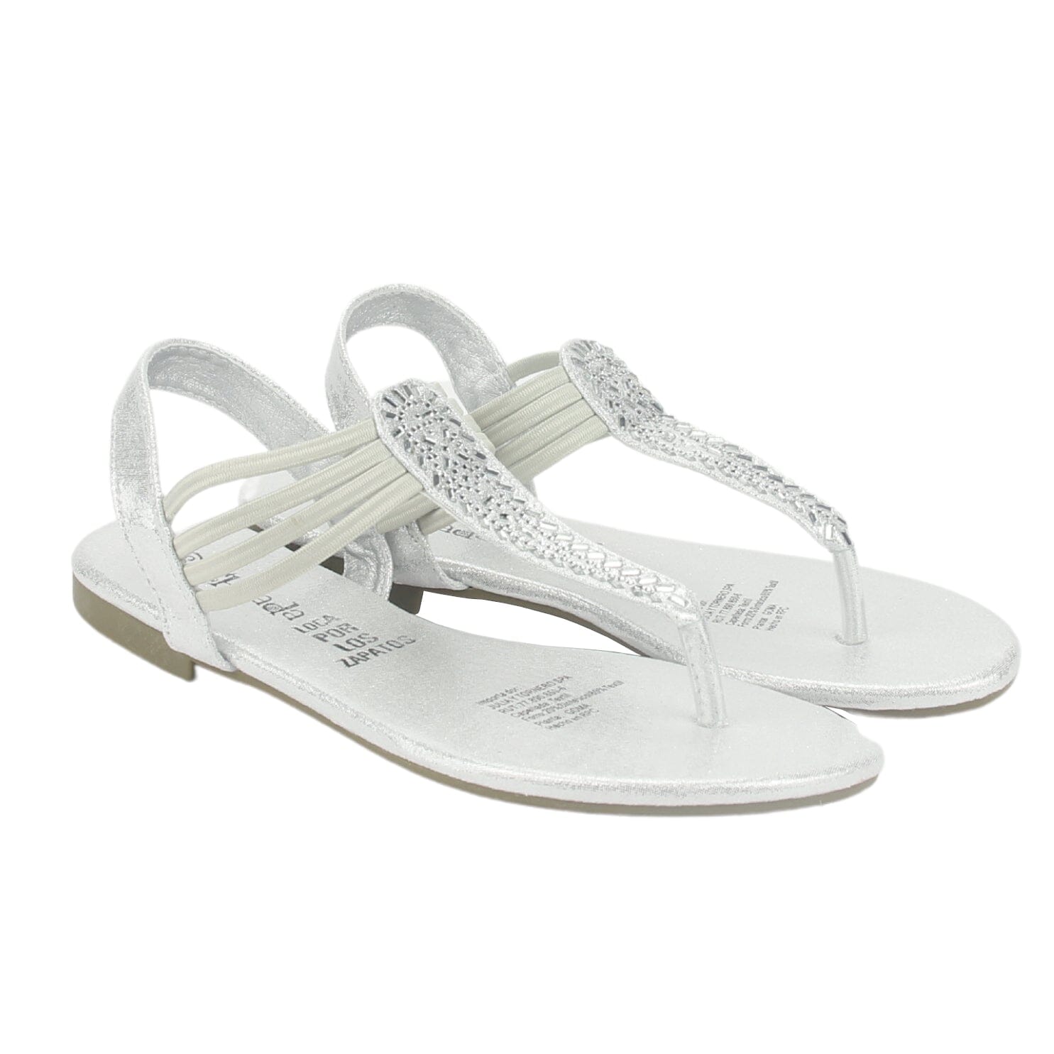 Sandalia Chalada Mujer Alki-5 Plateado Plana Sandalias Chalada 
